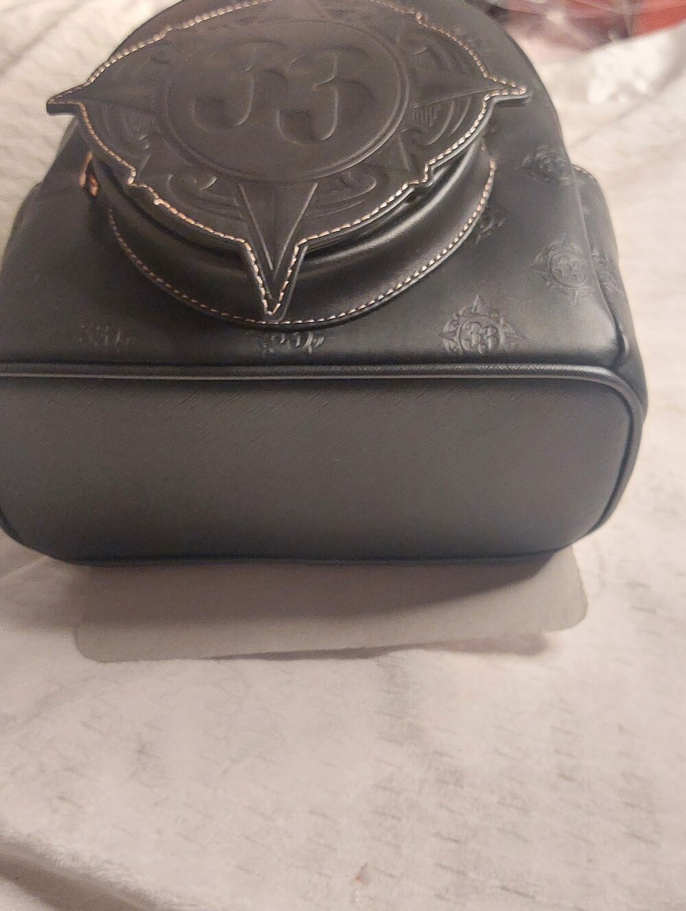 Disney Club 33 Exclusive Black Loungefly mini backpack Rare NEW - Picture 3 of 13